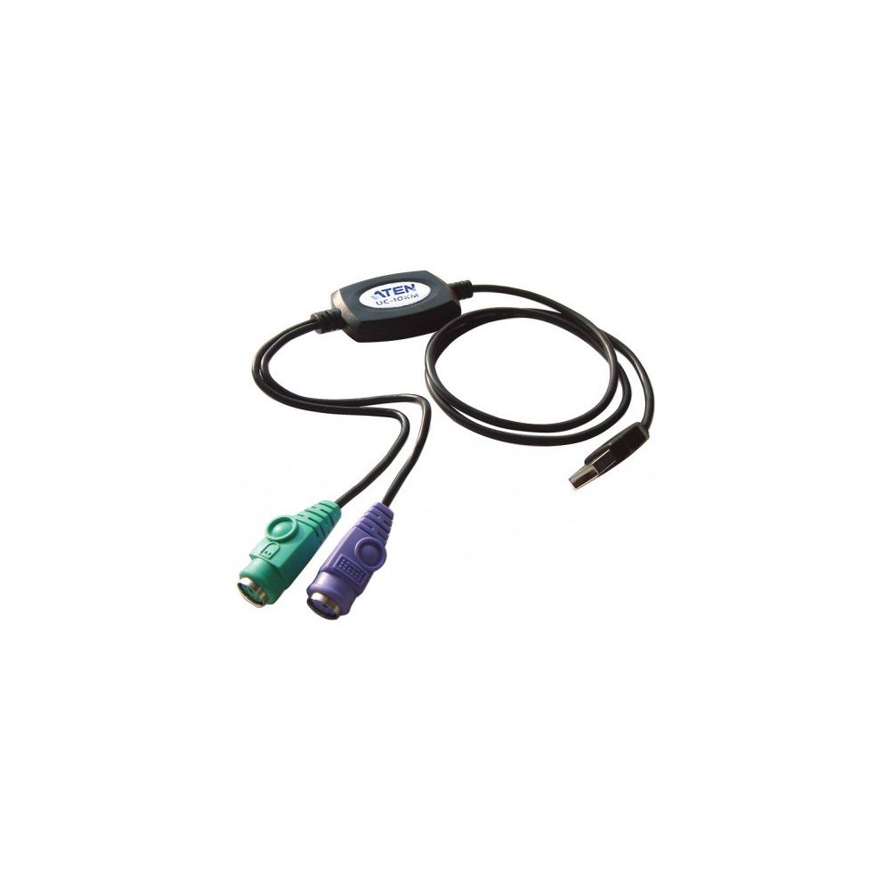Aten - Aten UC10KM adaptateur USB pour clavier et souris PS2 - Hub