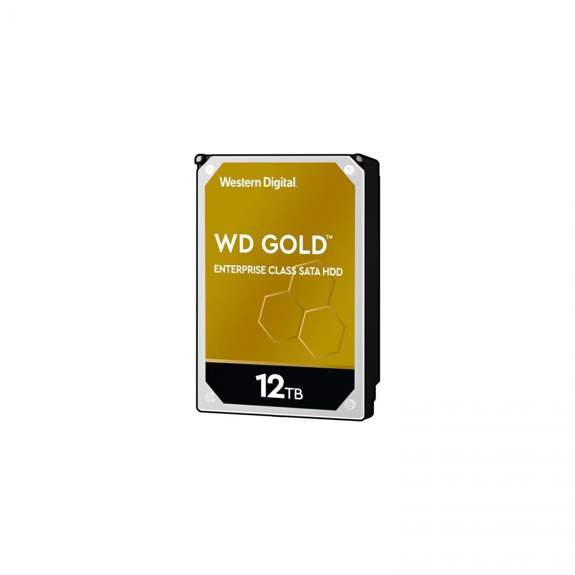 Western Digital - WD Gold - Disque dur Interne Enterprise - 12To - 7200 tr/min - 3.5 (WD121KRYZ) - Disque Dur interne