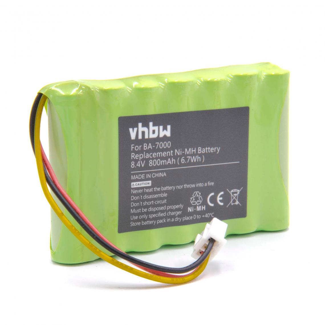 Vhbw - vhbw Batterie compatible avec Brother P-Touch PT7600, PT-7600 imprimante, scanner, imprimante d'étiquettes (800mAh, 8,4V, NiMH) - Imprimante Jet d'encre