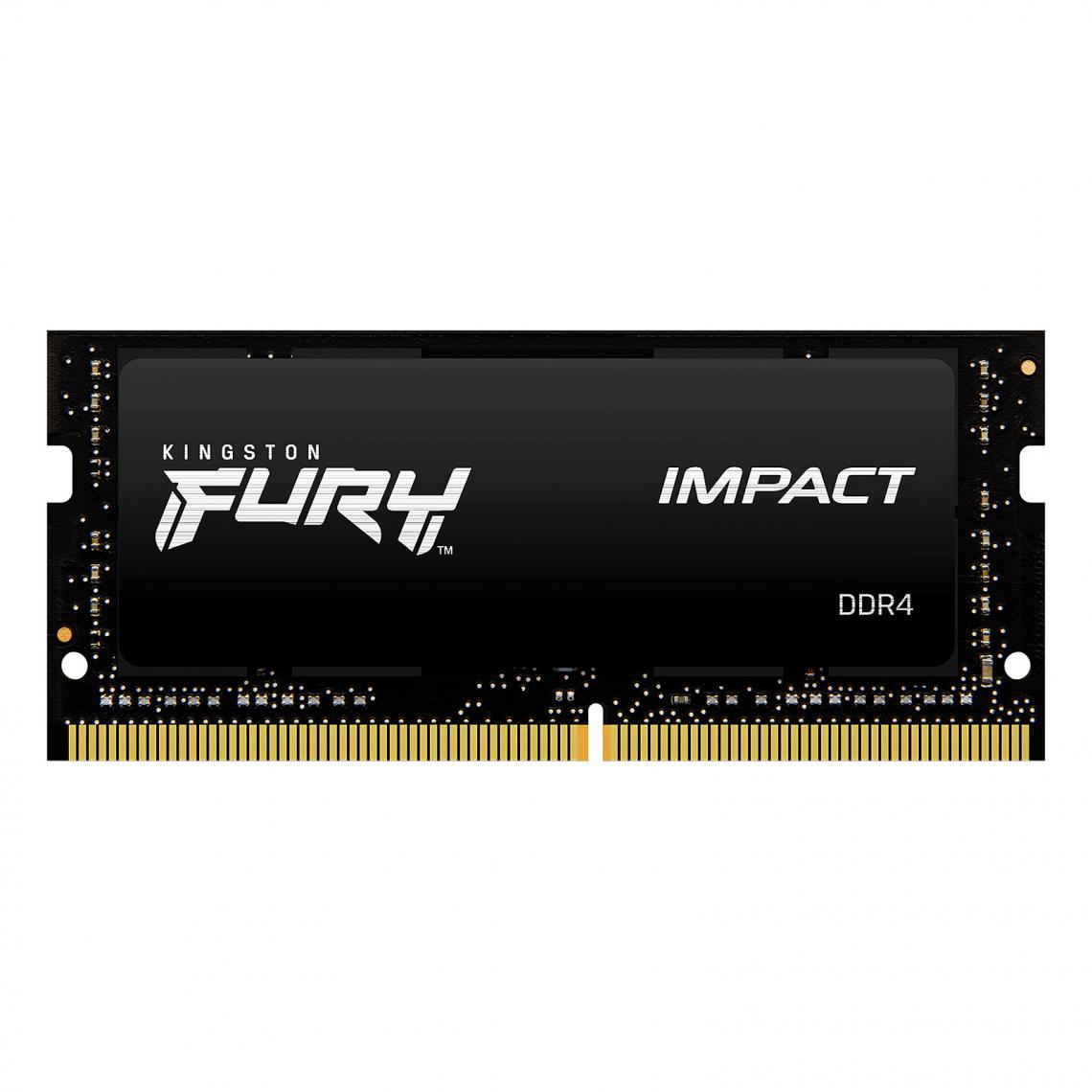 Kingston - FURY Impact SO-DIMM 16 Go DDR4 2933 MHz CL17 - RAM PC Fixe