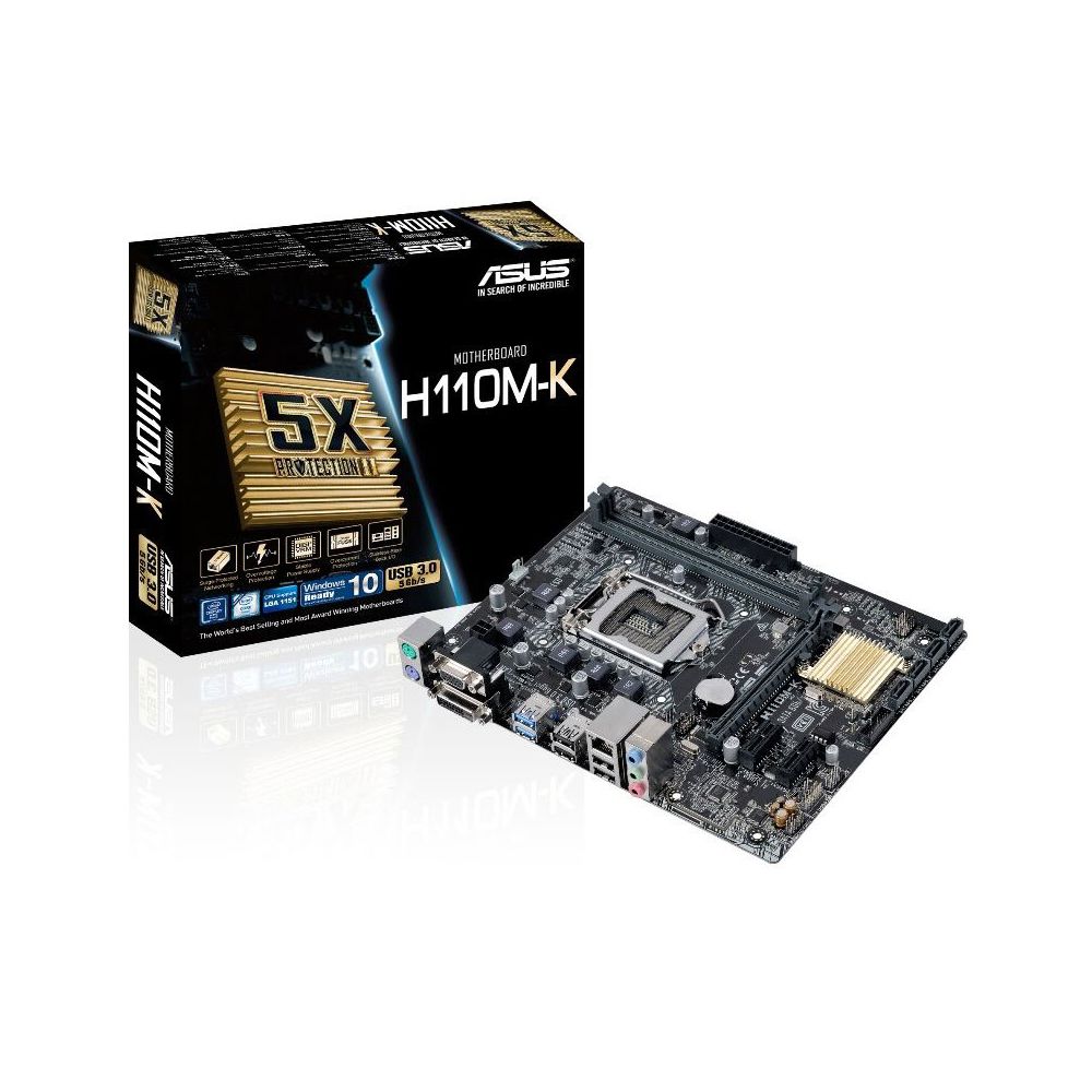 Asus - H110M-K - Carte mère Intel