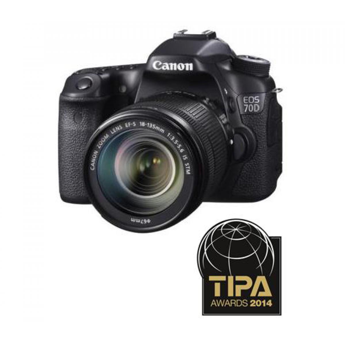 Canon - Canon EOS 70D+ EF-S 18 - 135 mm f/3.5 - 5.6 IS STM - Reflex Grand Public