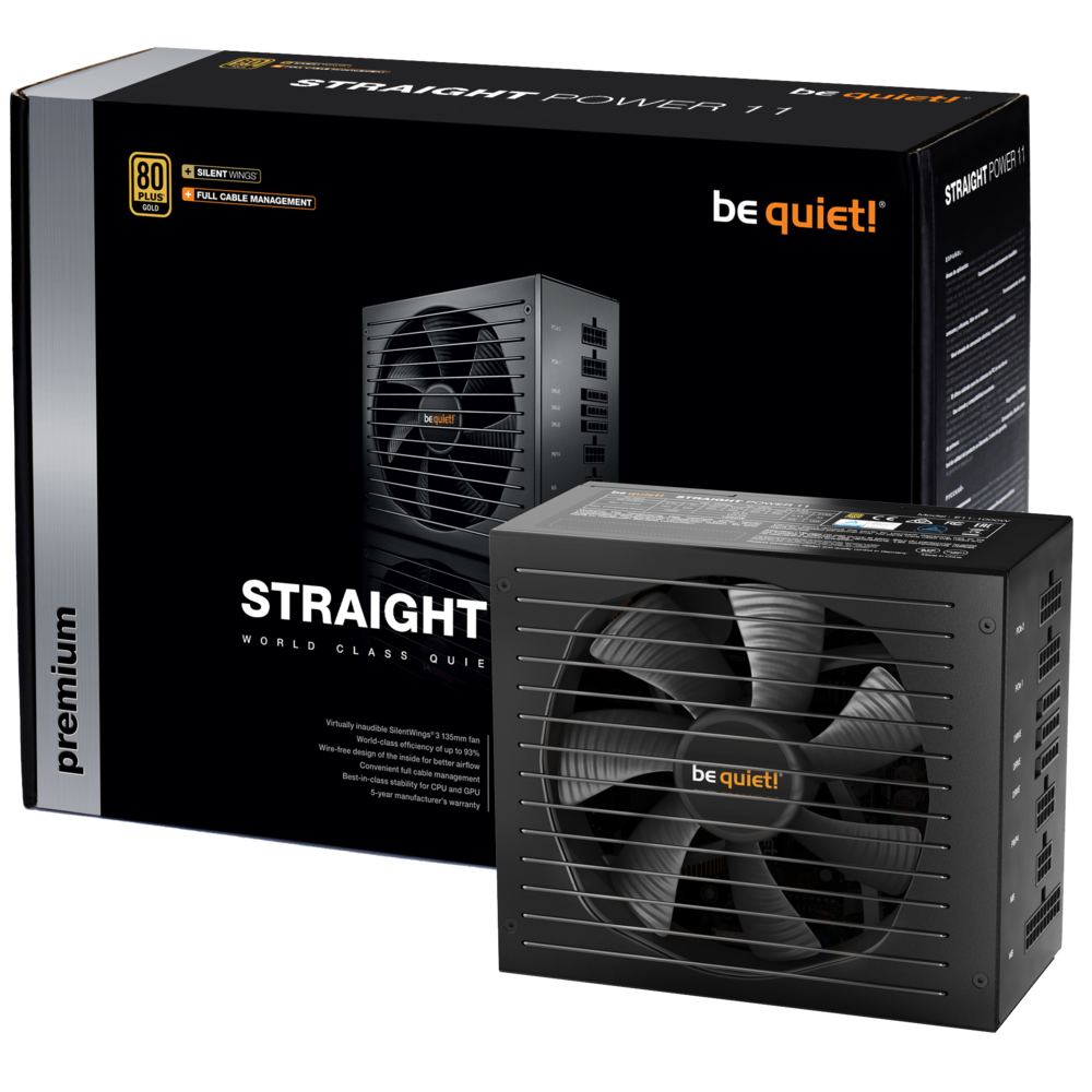 Be Quiet - STRAIGHT POWER 11 650W - 80 Plus Gold - Alimentation non modulaire