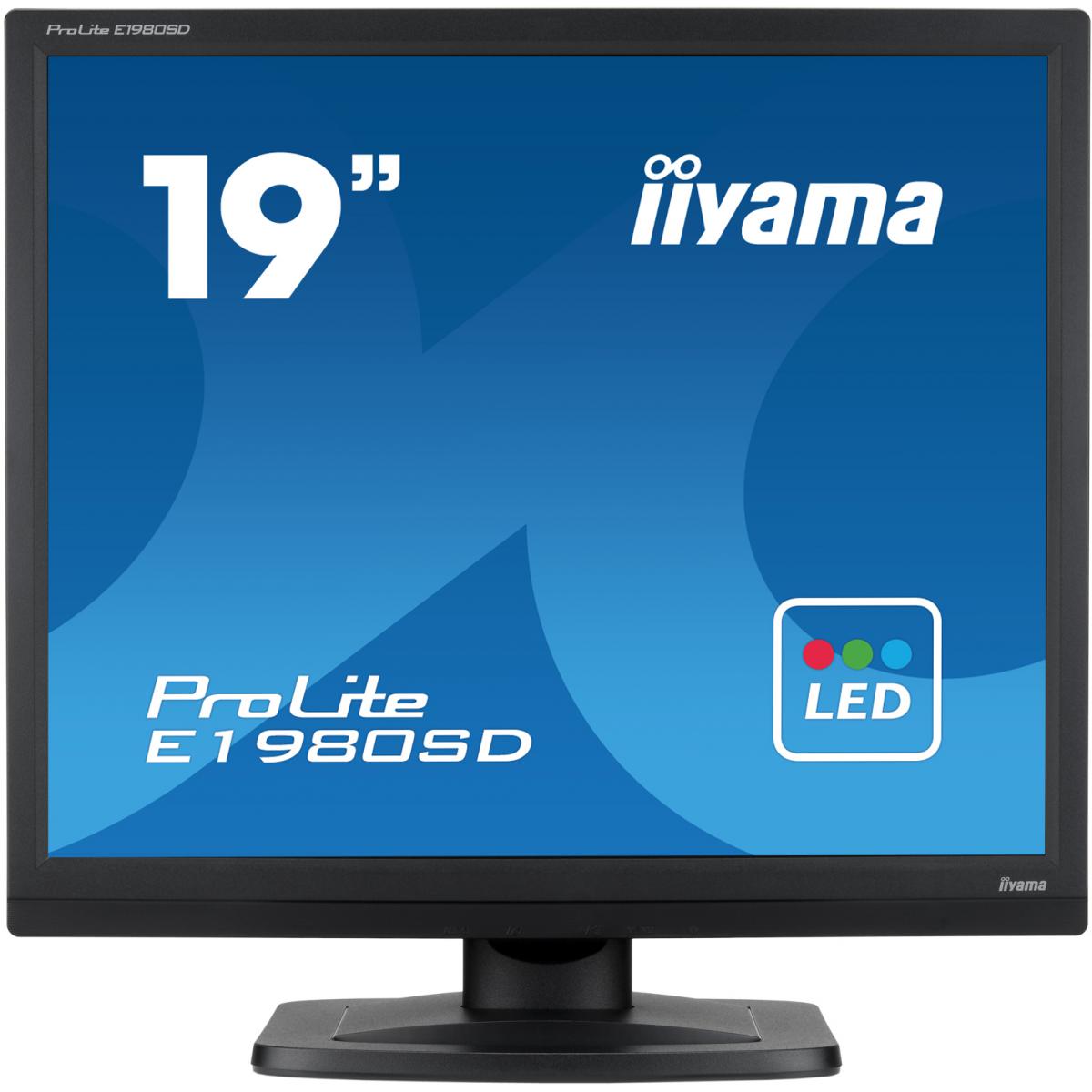 Iiyama - 19" LED - ProLite E1980SD-B1 - Moniteur PC