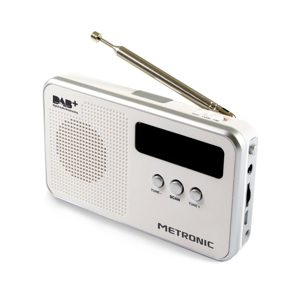 Metronic - Radio numérique DAB+ et radio FM - blanc - Radio