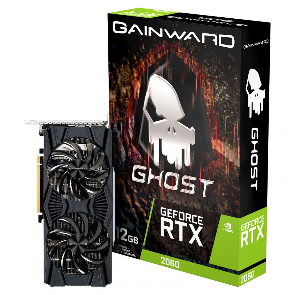 Gainward - GeForce RTX 2060 Ghost 12GB - Carte Graphique NVIDIA