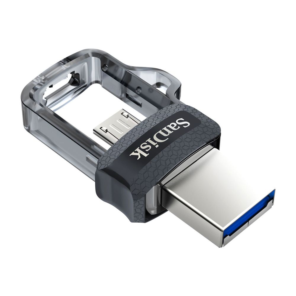Sandisk - Clé USB 3.0 Ultra Dual 128 Go - SDDD3-128G-G46 - Noir/Argent - Clés USB