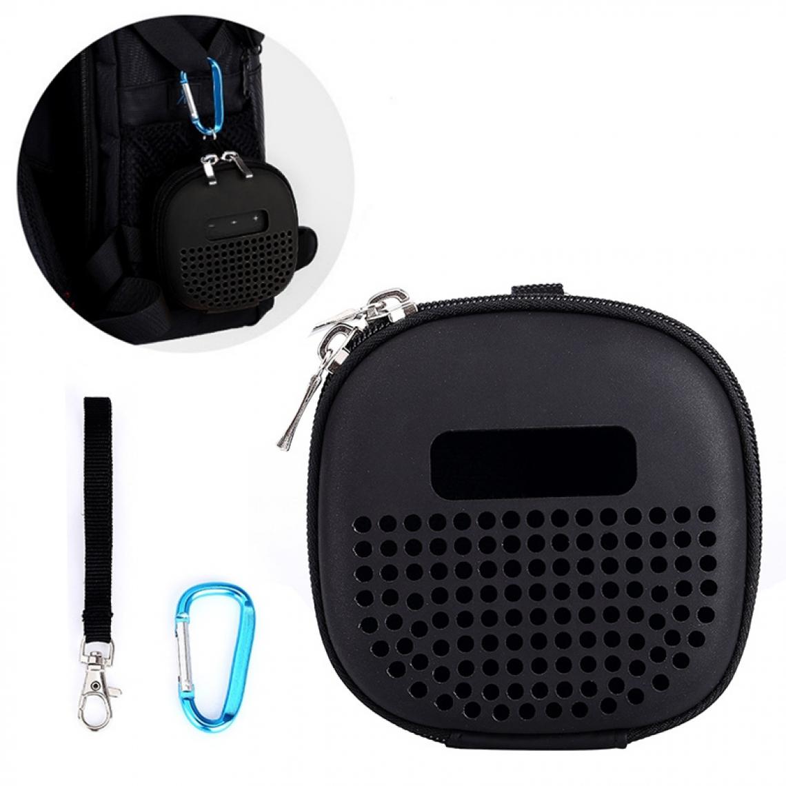 Wewoo - Sac portable antichoc EVA pour le haut-parleur Bluetooth BOSE Soundlink Microavec corde et boucle en métal noir - Enceinte PC