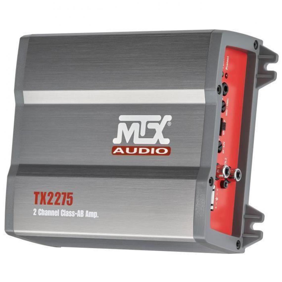 Sans Marque - MTX Amplificateur TX2275 2 x 110 W Rms @2O ou 1 x 220 W Rms @4O Classe-AB Filtre Actif Variable Entrees Haut Niveau - Ampli