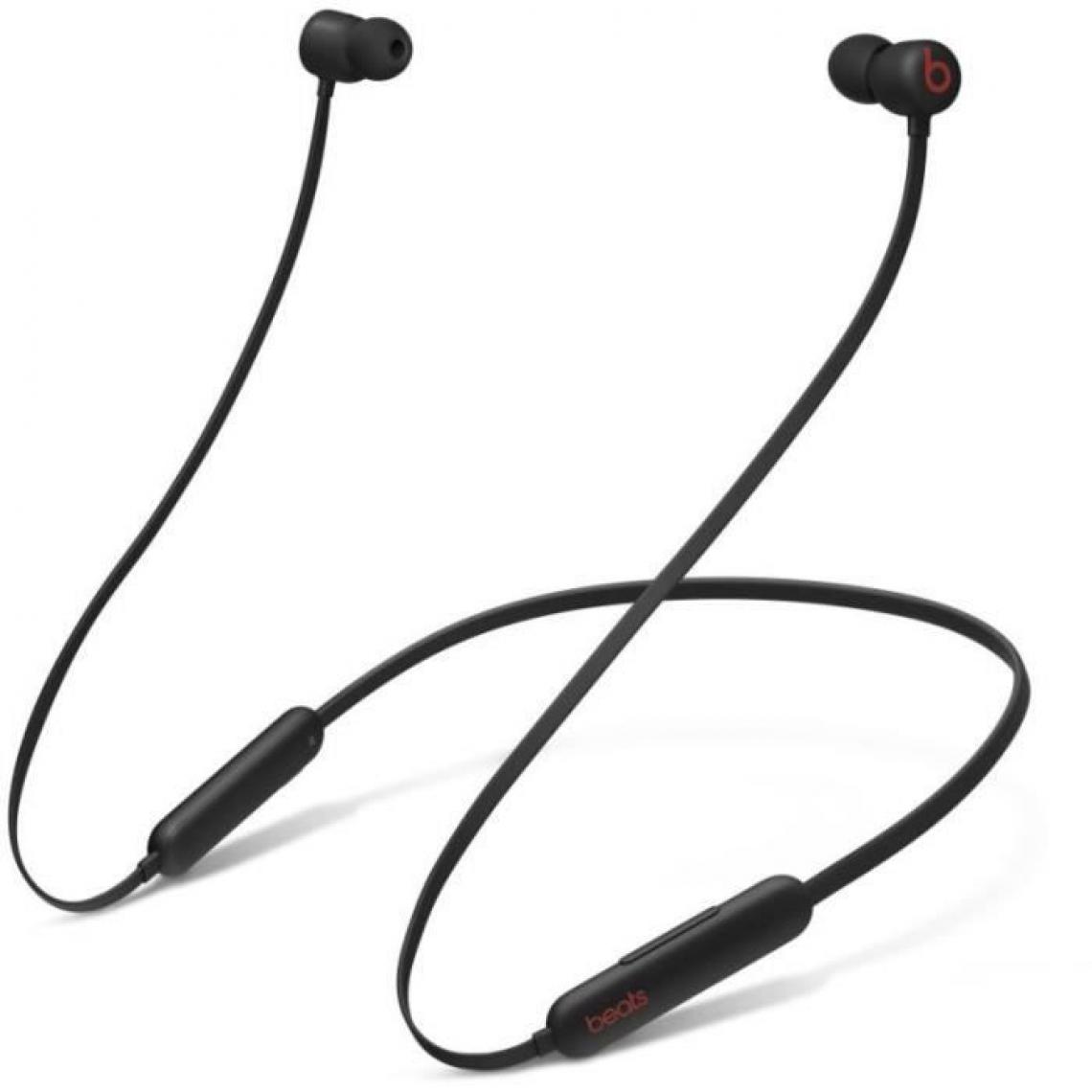 Beats by dr.dre - Beats Flex – Écouteurs sans fil avec une journée d'autonomie – Intra-auriculaires - Bluetooth - Noir Beats - Micro-Casque