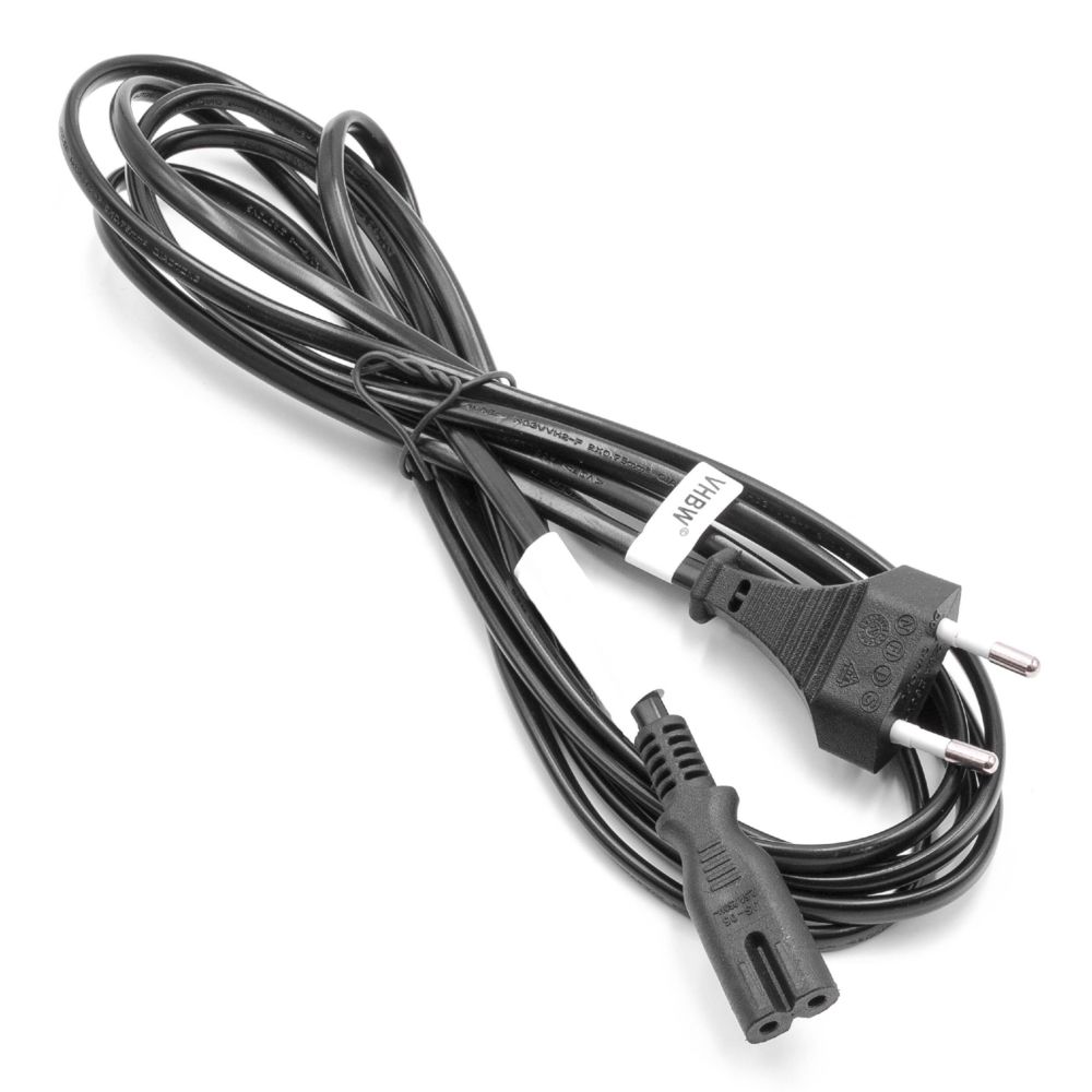 Vhbw - vhbw Câble d'alimentation cordon électrique Schuko Secteur Prise C7 figure 8 3m pour PC portable, Monitor, Imprimante - Accessoires alimentation