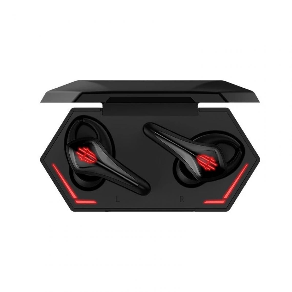 Universal - Casque de jeu Bluetooth sans fil pour Nubia 5S 5G E Sport Universal Headset |(Le noir) - Micro-Casque