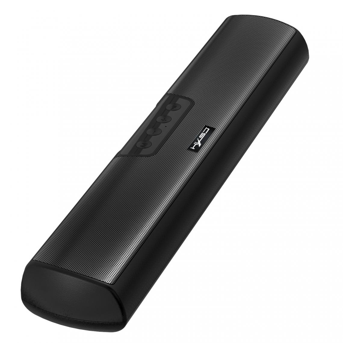 Universal - Haut-parleur Bluetooth Portable Wireless Transmission Haut-parleur Stéréo Ultra Low Support TF Card Hands-Free Appeal Samsung Mobile | Noir - Enceinte PC