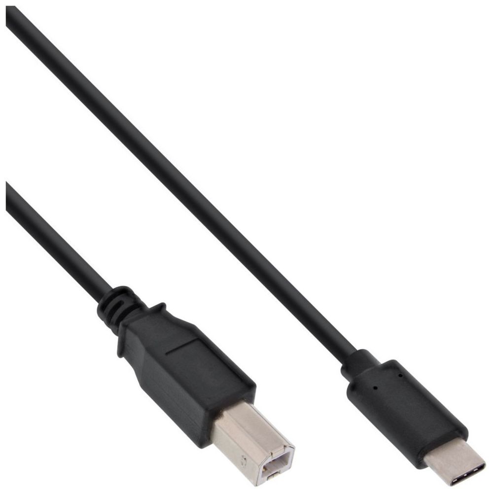 Inline - Câble USB 2.0 InLine®, type C mâle à B mâle, noir, 5 m - Câble USB