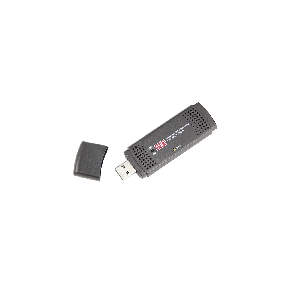 marque generique - Adaptateur Wi-Fi USB sans fil Realtek 8192du à double fréquence de 2,4 / 5 GHz et 300 Mbps - Modem / Routeur / Points d'accès