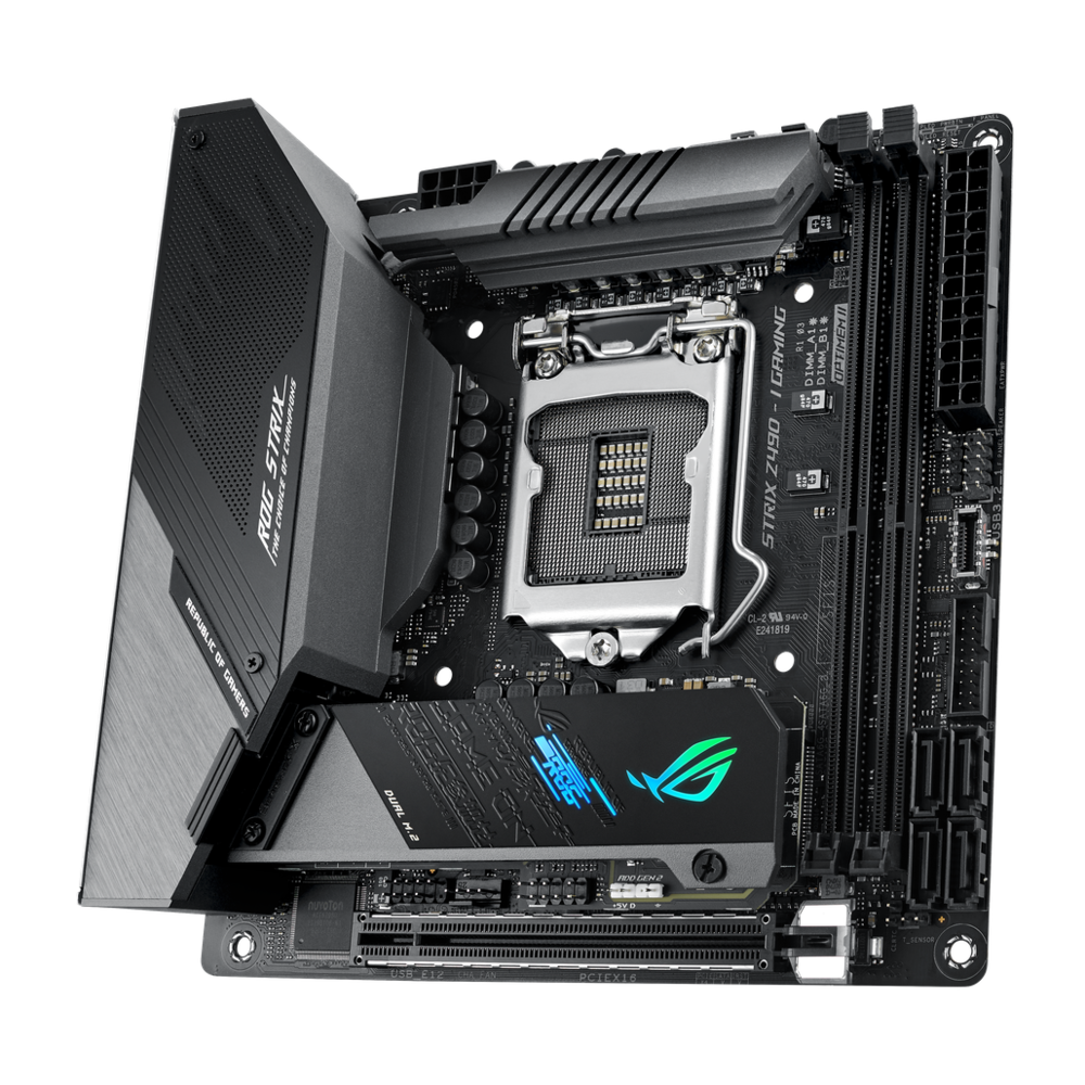 Asus - INTEL Z490-I ROG STRIX GAMING - Mini-ITX - Carte mère Intel