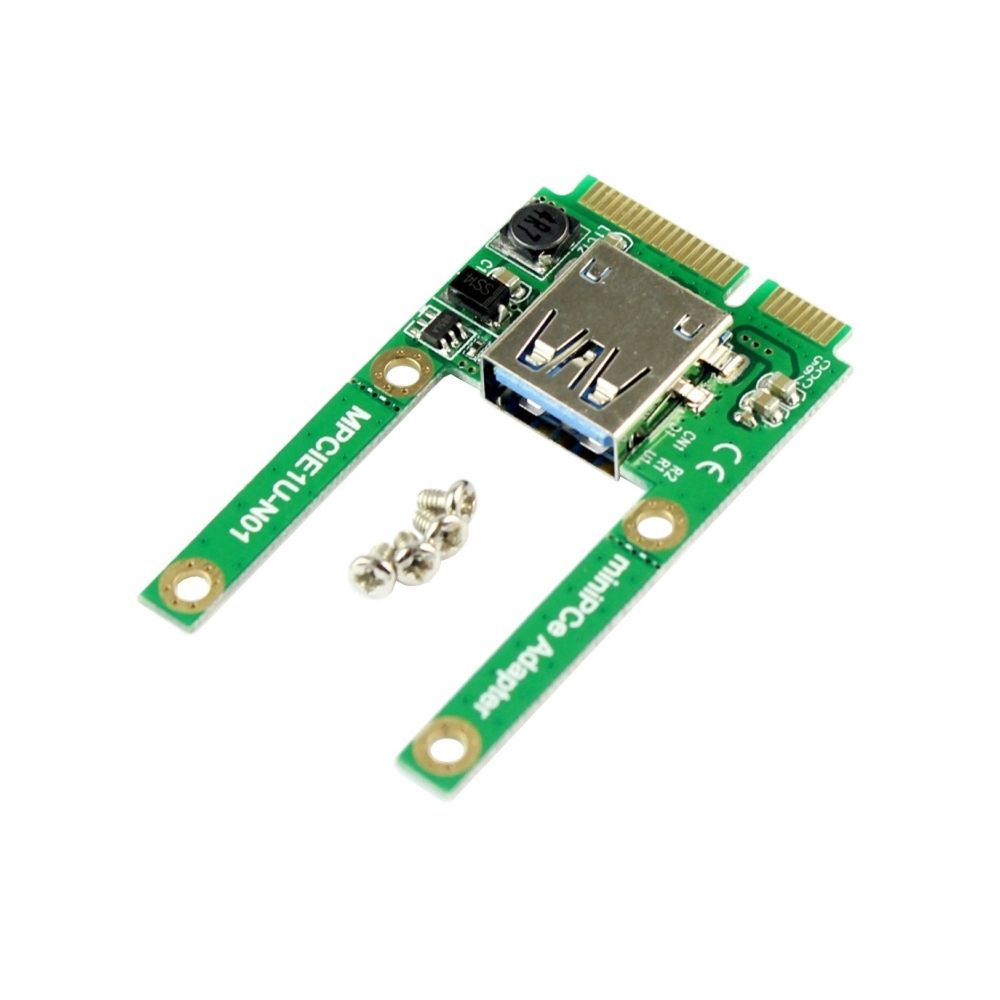 Wewoo - Mini carte d'extension de PCI-E MPCIE vers d'adaptateur d'interface USB 2.0 - Accessoires Carte Graphique