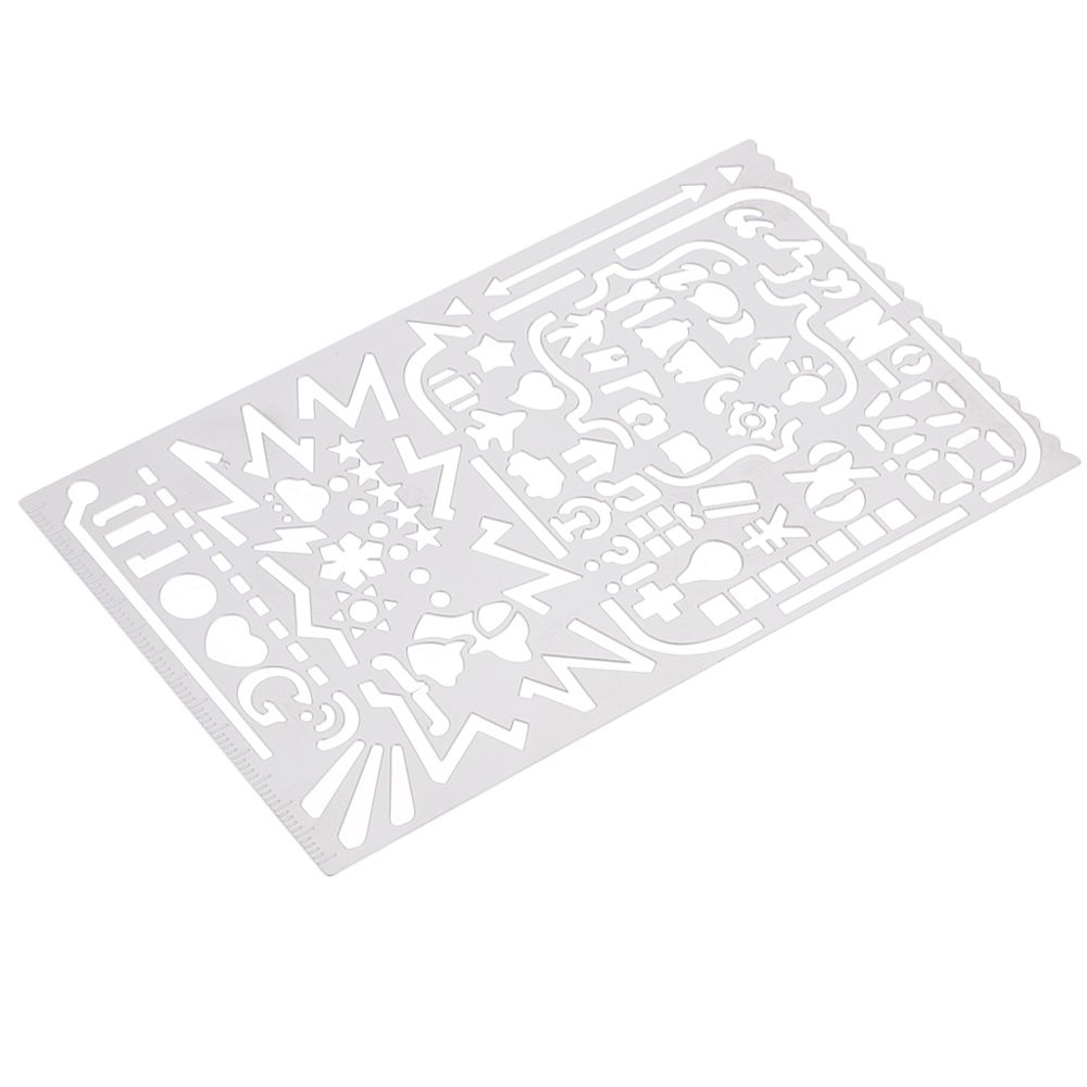 marque generique - 1 pièce modèle de dessin creux stencils signet règle enfants artisanat # 2 - Tablette Graphique