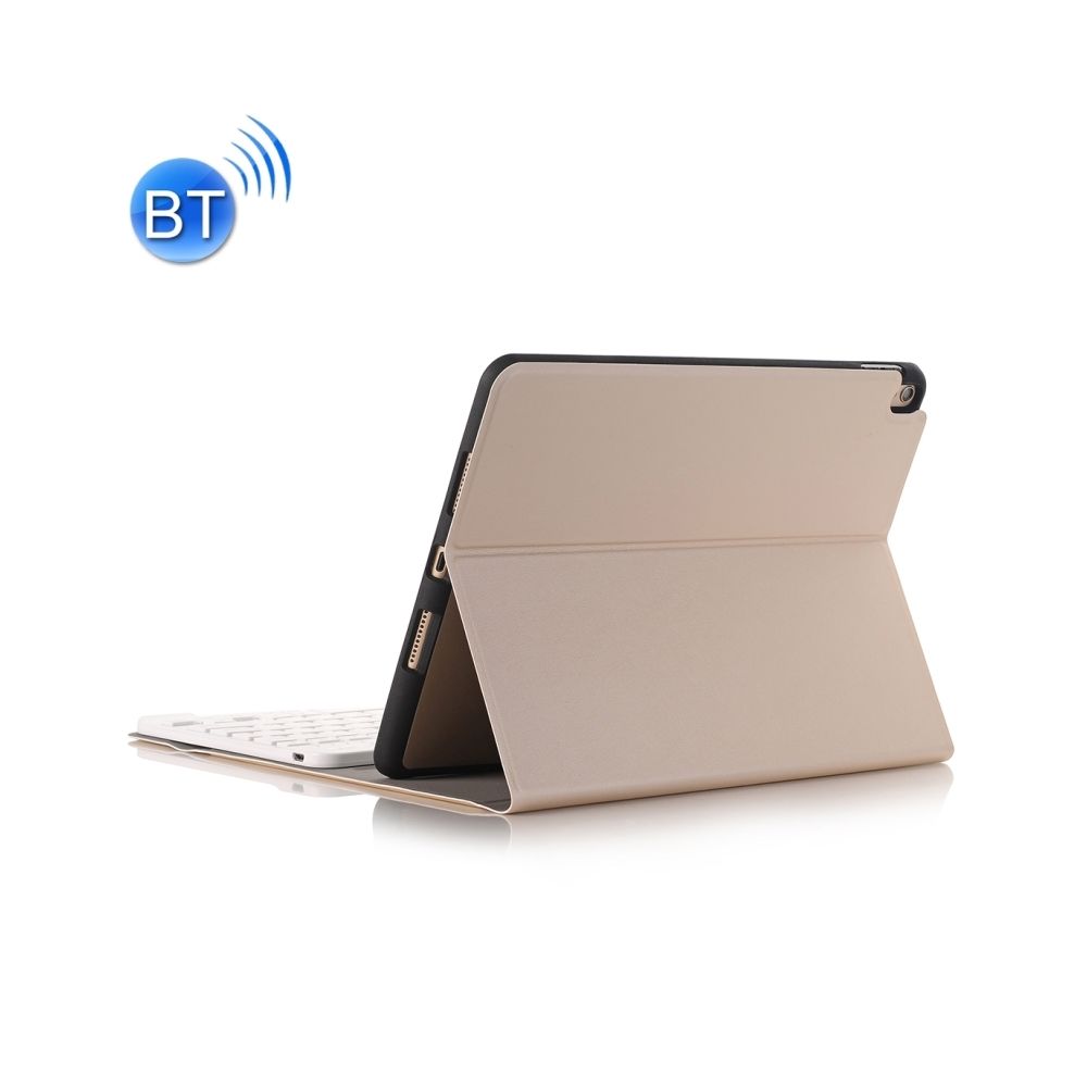 Wewoo - Etui à rabat horizontal ultra-fin pour Clavier QWERTY Bluetooth iPad Pro 10,5 pouces, avec support & rainure stylo or - Clavier