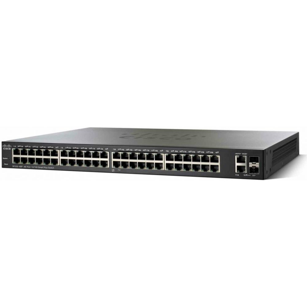Cisco - Cisco SF350-48 Géré L2/L3 Fast Ethernet (10/100) Noir - Switch