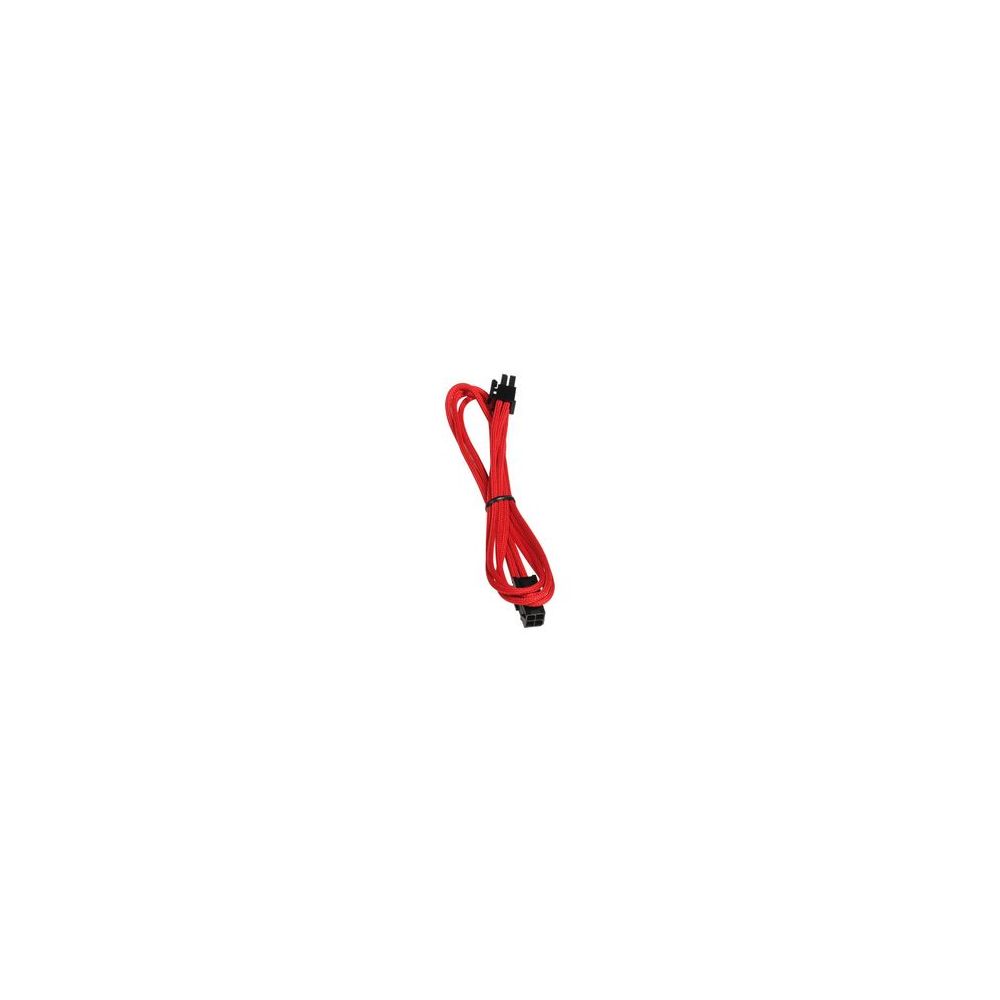 Bitfenix - Câble rallonge Alchemy 4-Pin ATX12V - 45 cm - gaines Rouge/Noir - Câble tuning PC