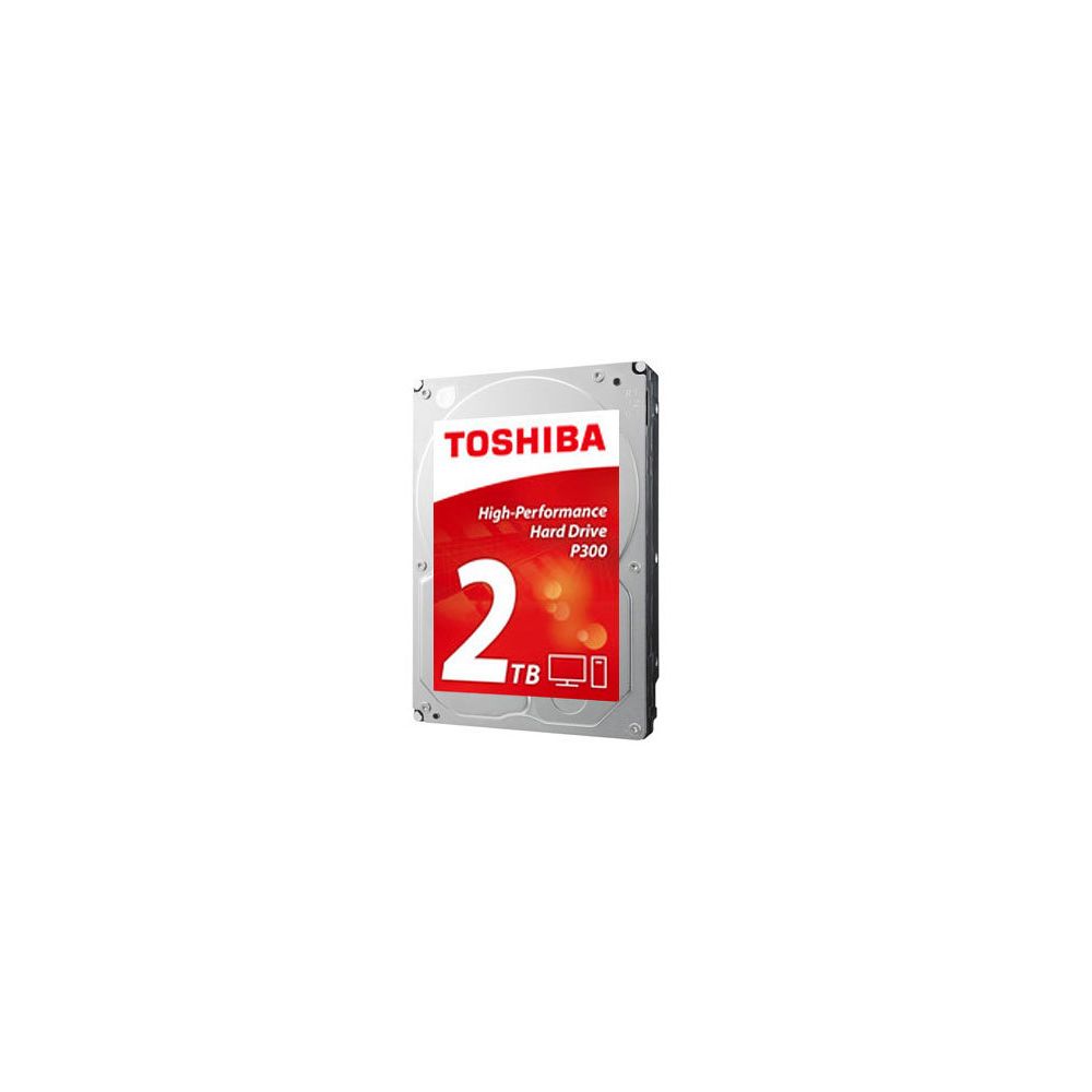 Toshiba - P300 2 To - 3.5'' SATA III 6 Go/s - Cache 64 Mo - Disque Dur interne