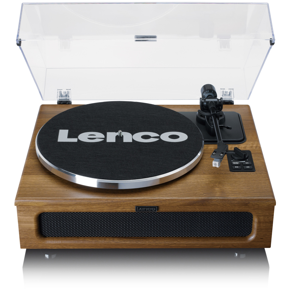 Lenco - Platine vinyle avec 4 haut-parleurs incorporés LS-410WA Bois - Platine