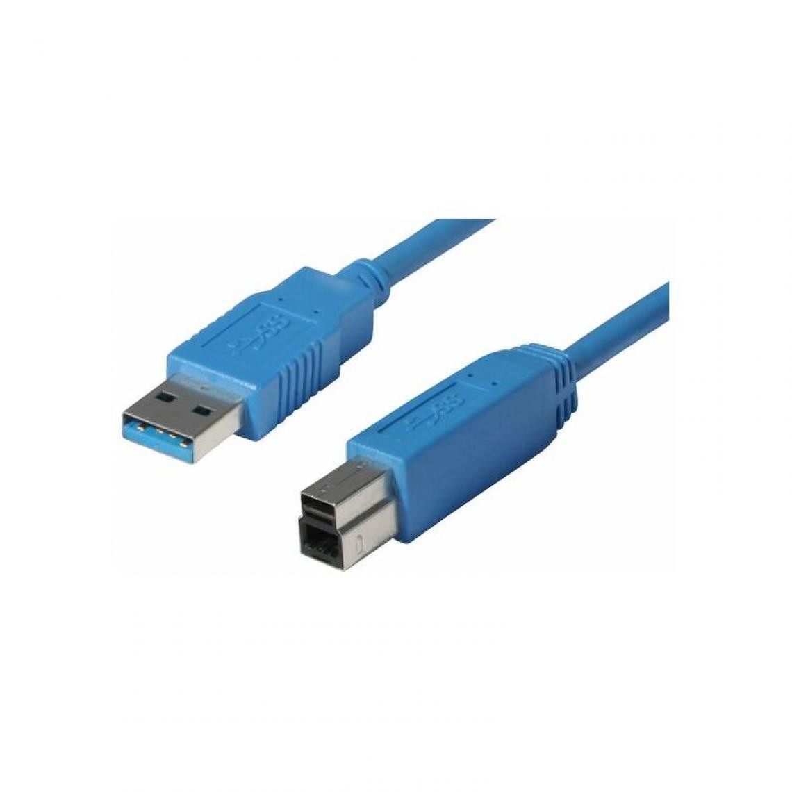 shiverpeaks - shiverpeaks BASIC-S Câble USB 3.0, USB A mâle - USB B mâle () - Hub
