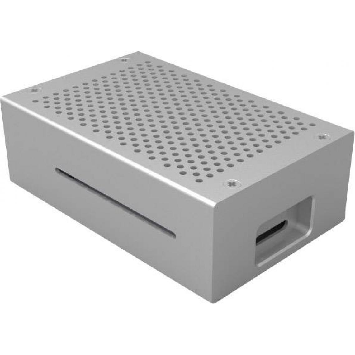 Joy-It - JOY-iT Aluminium Case for Raspberry Pi 4B (argent) - Boitier PC