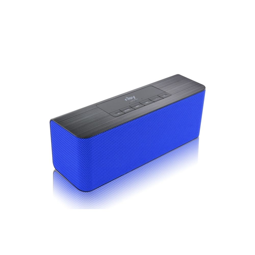 Wewoo - Enceinte Bluetooth Haut-parleur sans fil portable haute définition avec double carte micro TF et lecteur MP3 (bleu) - Enceintes Hifi