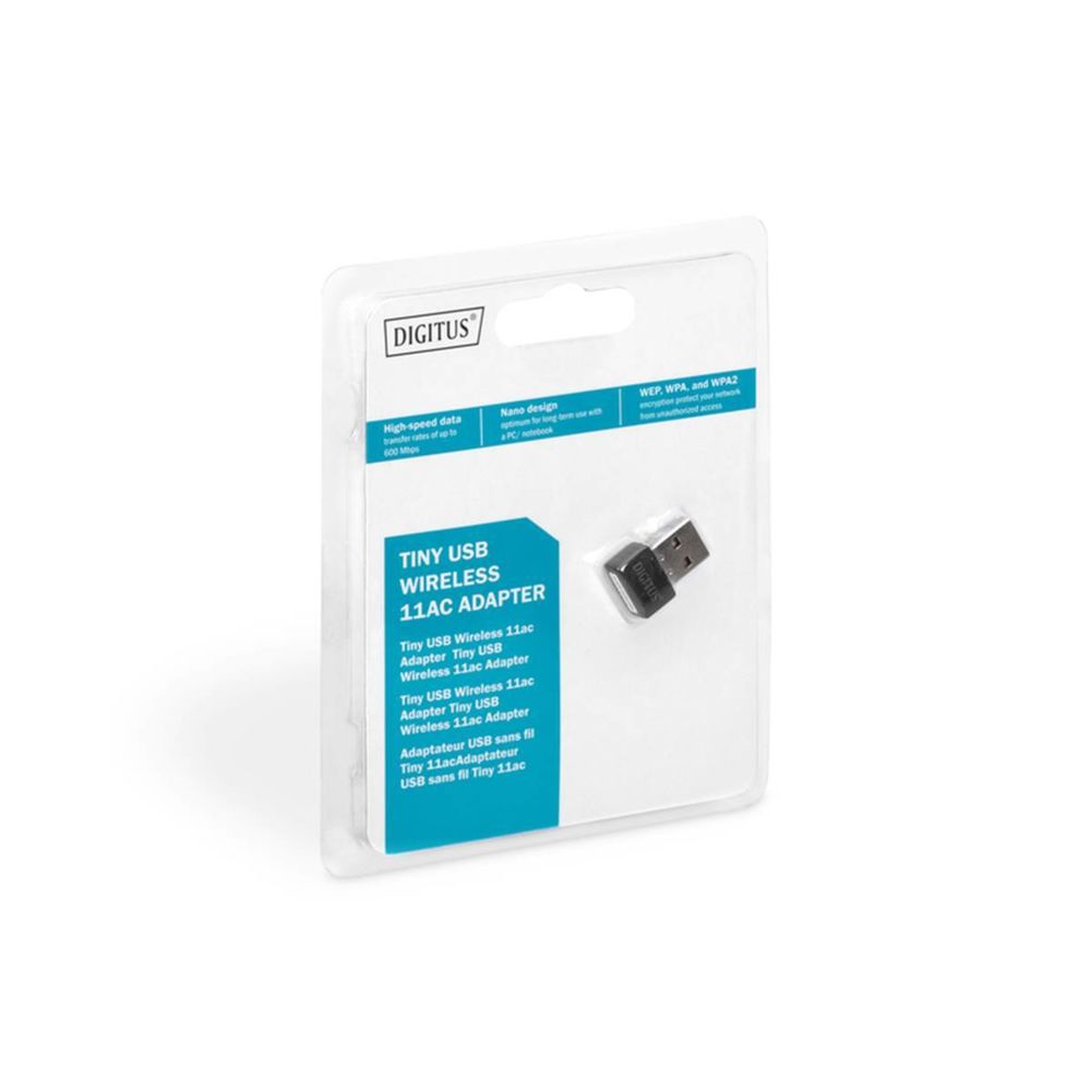 Digitus - DIGITUS Mini adaptateur USB2.0 Wifi 600Mbps - Clé USB Wifi