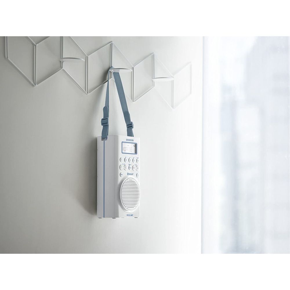 Sangean - Radio portable DAB+ FM Bluetooth blanc - Radio