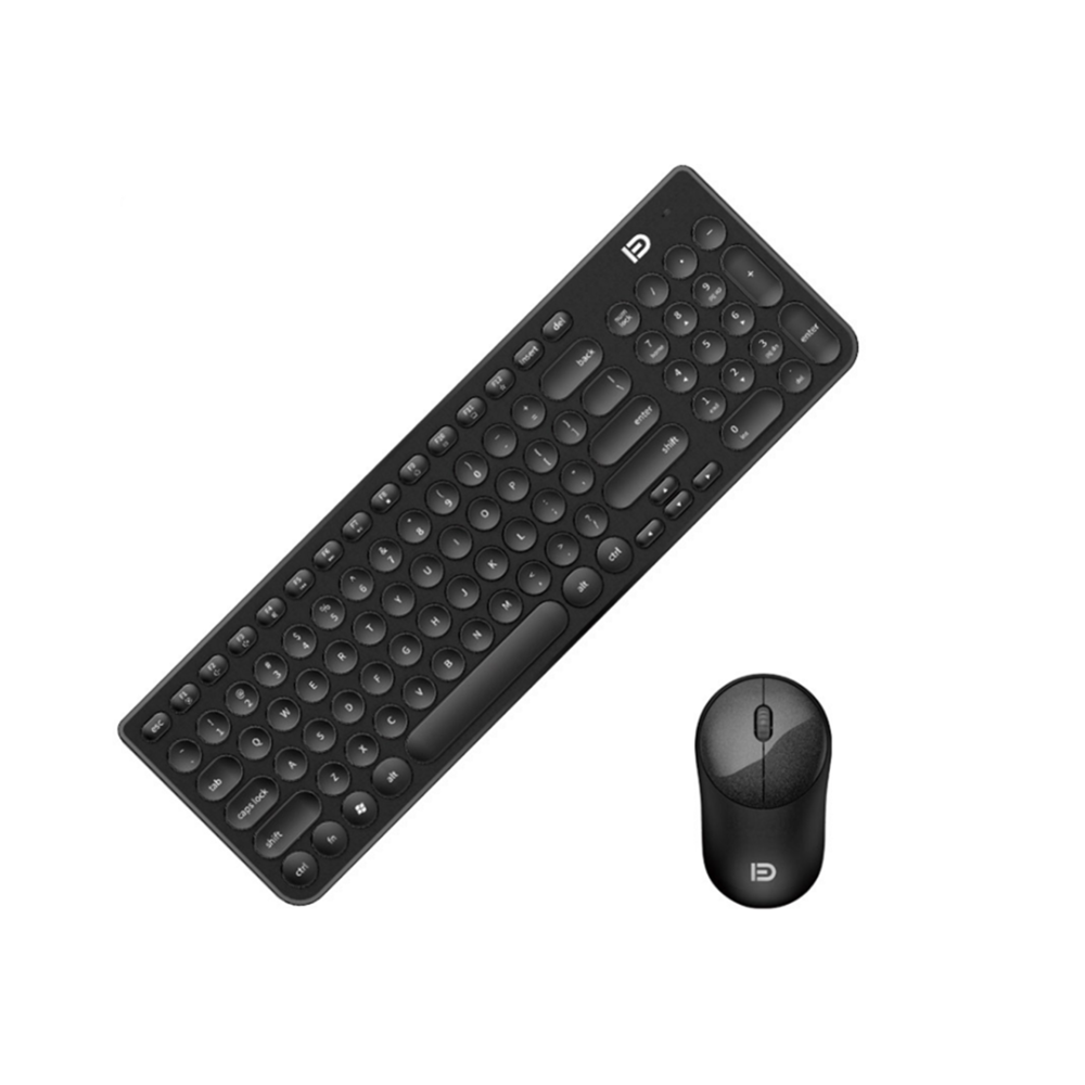 marque generique - YP Select Clavier et souris sans fil Set Laptop Desktop General Mute Keyboard Mouse - Noir - Pack Clavier Souris