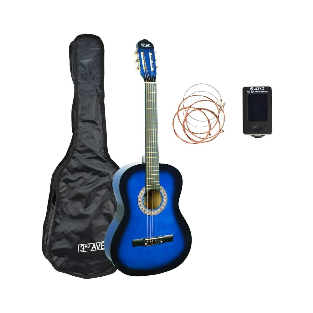 3Rd Avenue - 3rd Class Pack guitare classique 3/4 - Blueburst - Guitares classiques