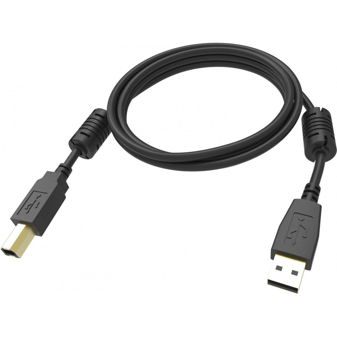 Vision - Vision TC 1MUSB/BL câble USB 1 m USB 2.0 USB B USB A Noir - Hub