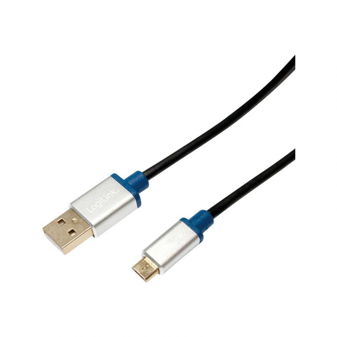 Logilink - LogiLink Câble de connexion Premium USB 2.0, USB-A - micro () - Hub