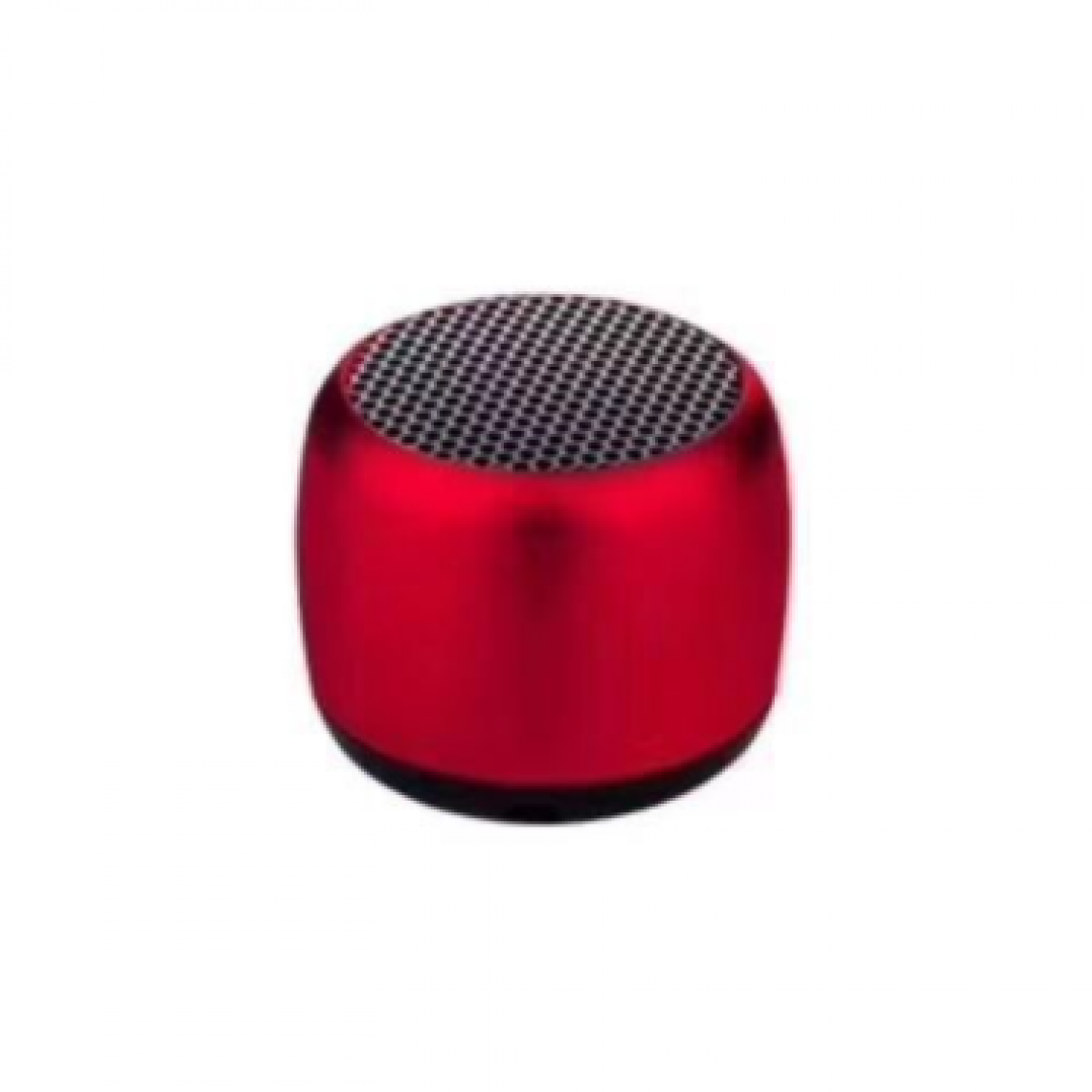 Chrono - Mini haut-parleur portable Haut-parleur sans fil Bluetooth, avec microphone, coque en métal robuste, lumière LED, 5 heures de lecture, peut être associé à un son surround stéréo(Rouge) - Enceinte PC
