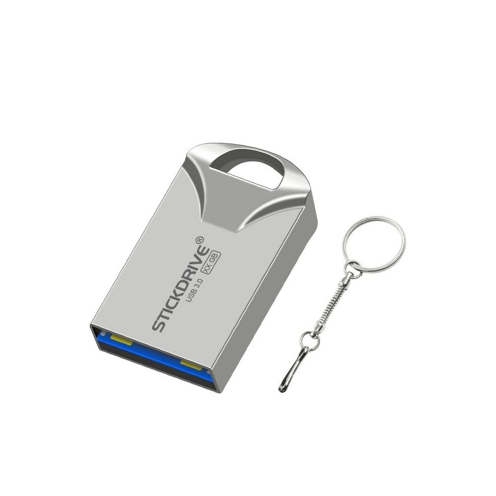 Wewoo - Clé USB STICKDRIVE 128 Go USB 3.0 haute vitesse Mini disque U en métal gris argenté - Clés USB