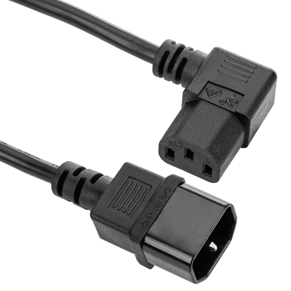Bematik - Câble alimentation IEC-60320 C13-Layered à C14 de 1,8m - Accessoires alimentation