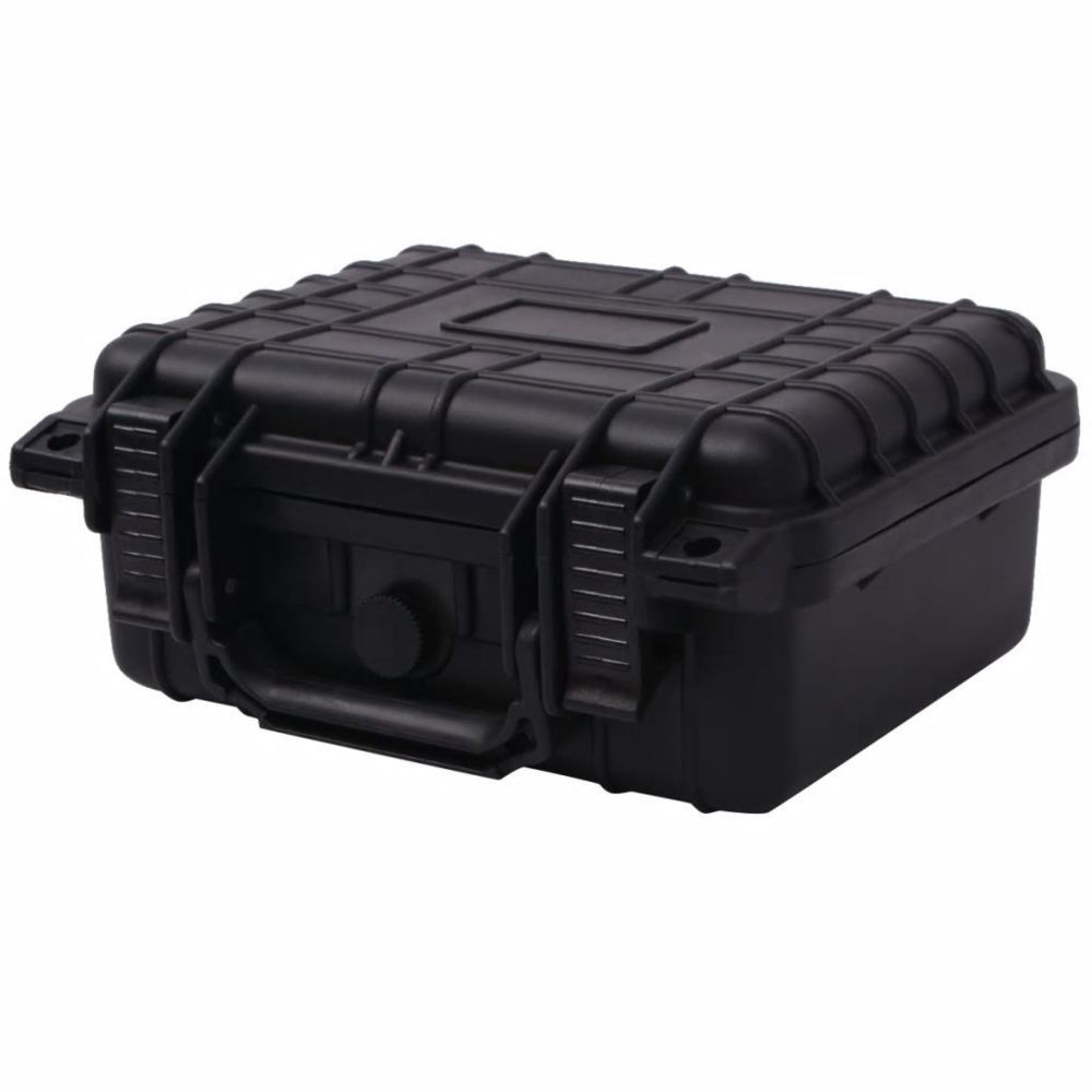 Vidaxl - Boîte de protection pour équipement 27 x 24,6 x 12,4 cm noir | Noir - Objectif Photo