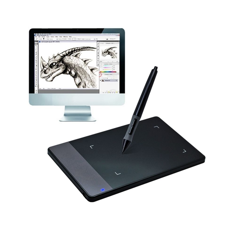 Wewoo - Tablette graphique Portable 4.0 x 2.23 pouces Stylus numérique Signature Conseil avec stylo - Tablette Graphique