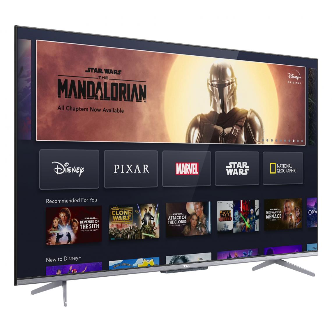 TCL - TV LED 4K 108 cm TV 43P725 4K HDR SMART ANDROID TV - TV 40'' à 43''