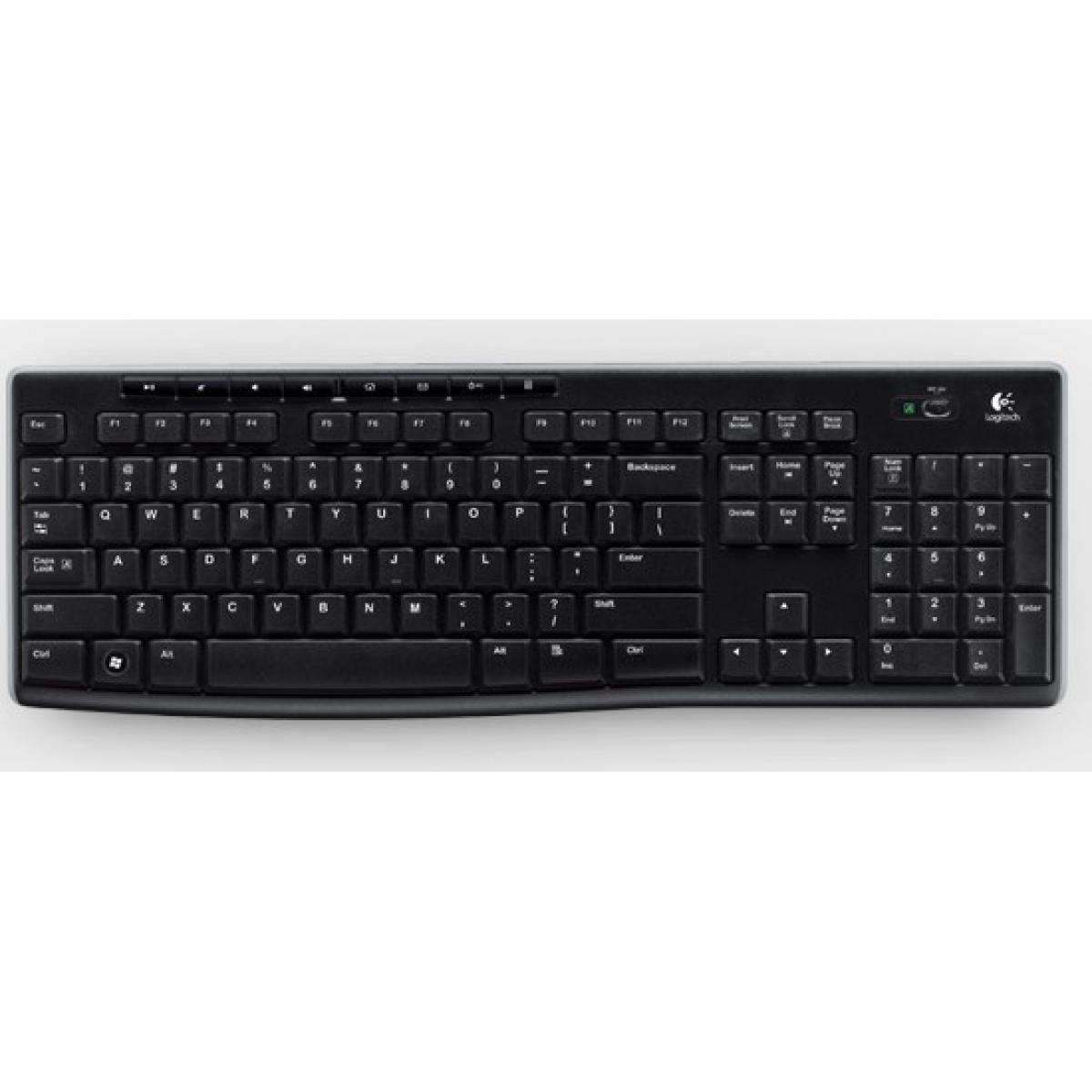 Logitech - Logitech LOGI K270 Wireless Keyboard (UK) K270 Wireless Keyboard (UK) - Clavier