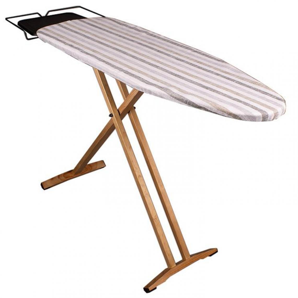 Kitchen Move - Table à repasser NUBAR beige bois H92cm - Table de repassage