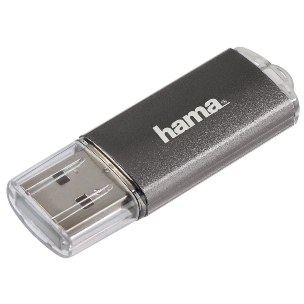 Hama - Hama Clé USB 2.0 ""Laeta"", 16 GB, 66X, grise - Clés USB