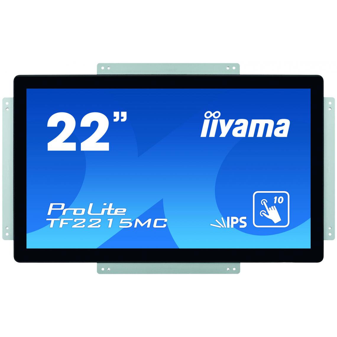 Iiyama - iiyama ProLite TF2215MC-B2 moniteur à écran tactile 54,6 cm (21.5") 1920 x 1080 pixels Plusieurs pressions Multi-utilisateur Noir - Moniteur PC