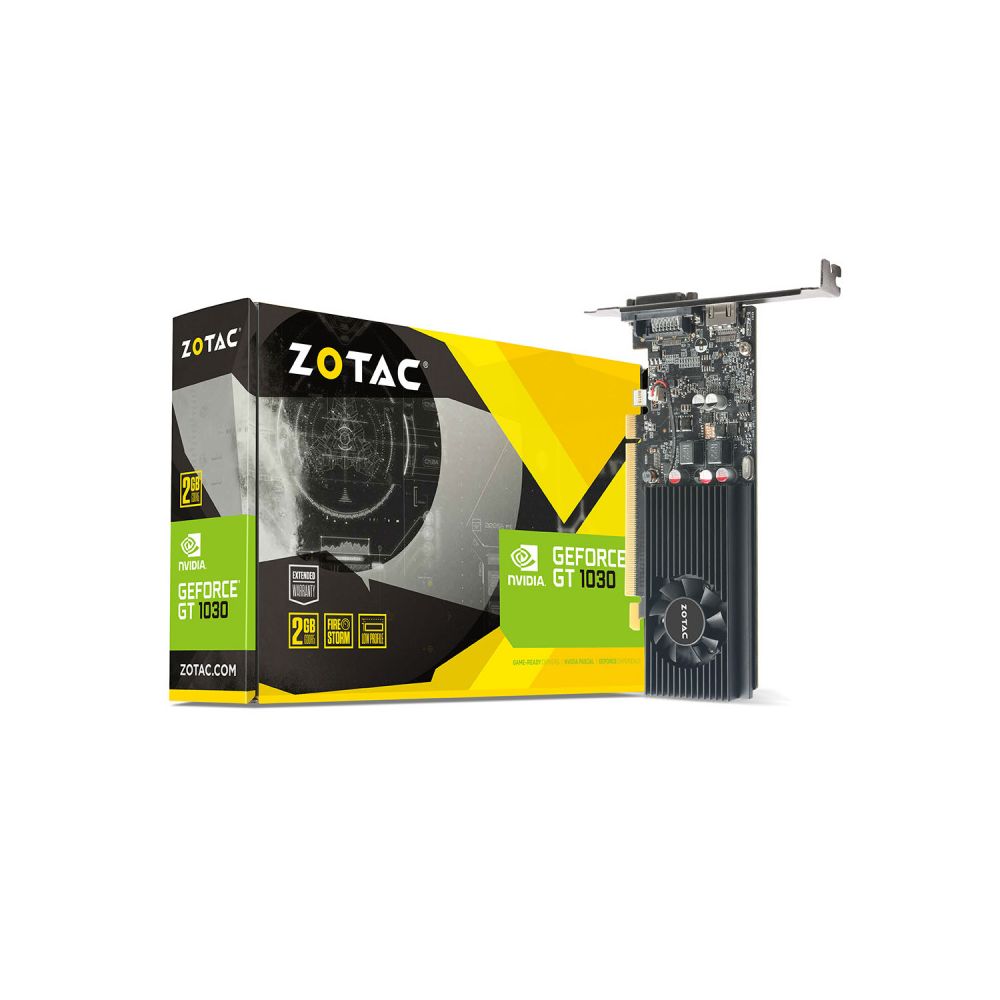 Zotac - ZOTAC GeForce GT 1030, 2048 MB GDDR5 - Carte Graphique NVIDIA
