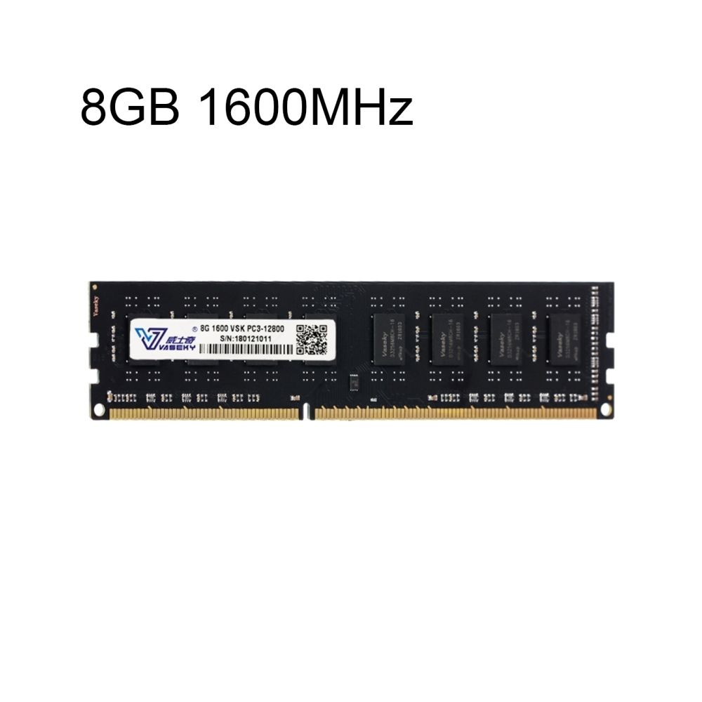 Wewoo - Vaseky 8GB 1600 MHz PC3-12800 DDR3 PC Mémoire RAM Module pour ordinateur de bureau - RAM PC Fixe