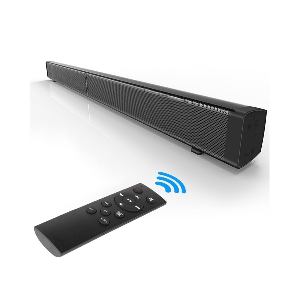 Wewoo - Enceinte Bluetooth noir Barre de son Home Theater de sans fil Haut-parleur avec télécommande - Enceintes Hifi