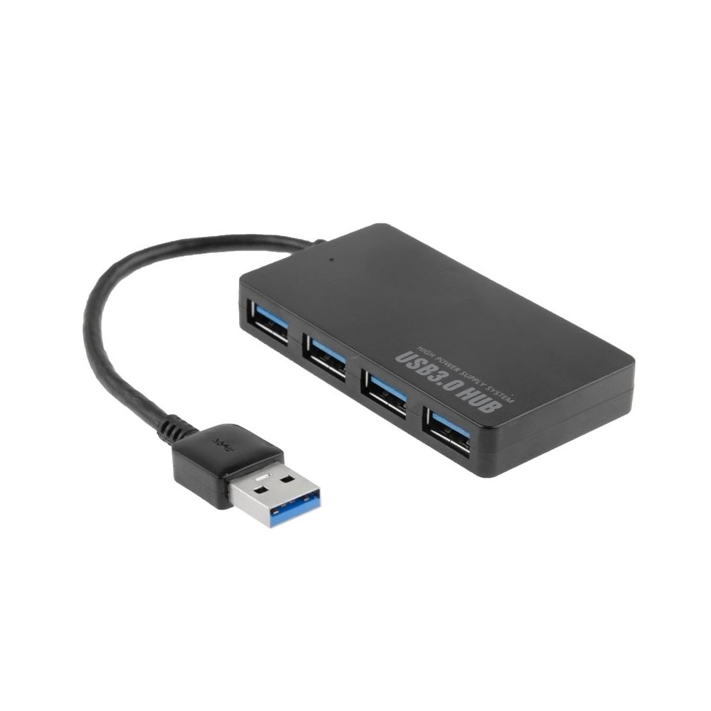 Wewoo - Hub USB 3.0 Indicateur LED USB 3.0 Super Portable 5 Ports 5Gbps Remplacement à chaud, Signal USB3.0 clair - Hub